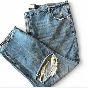 Abercrombie & Fitch Straight Leg Blue Jeans